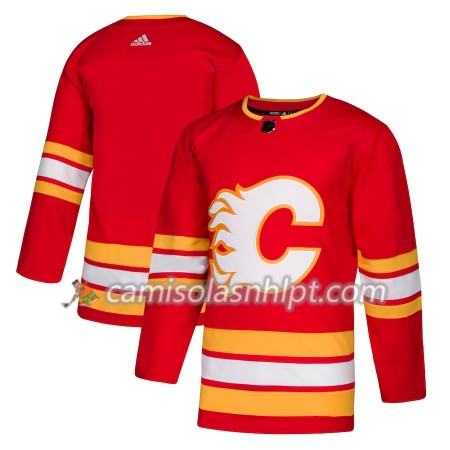 Camisola Calgary Flames Blank Adidas 2018-2019 Alternate Authentic - Homem
